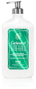 Enchanted Emerald <br/>Body Wash™ Brilliance Boosting<br/>
Nutrient Infused<br/>
Body Wash This tan-extending formula utilizes Regal Raspberry and charming Cactus Water to envelop your skin in a lush empire of electrolytes for worship-worthy results! This brilliant blend is hand crafted with only the finest of treasured, fragrant and luxurious nutrients to ensure this precious potion will leave you silky and soft.