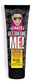 Get Tan Like Me!™ Double Dark 'Tan Goals'<br/>
Bronzing Blend<br/>
<span>- Remixed with PositivelyEnergizing Antioxidants</span>
 This pumped up double dark bronzing elixir will provide instant and delayed tanned color so your #TanGoals are now within reach! Added Energizing Antioxidants and Positively Potent Vitamins and Nutrients will ensure your skin is left super soft, smooth and fresh with no after-tan smell.