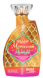 Moroccan Midnight™ Brilliantly Ultra Dark<br/>
DHA-Free Bronzing<br/>
Lotion Rich Argan Oils, Kakadu Plum extracts and Revolutionary Plum & Almond Oils will insure your skin stays luminous, supple and glowing. DHA-Free natural bronzing agents envelop the skin in streak-free/stain-free color that add rich dark bronzing results to any skin type.