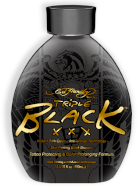Triple Black™ Instant Dark Color —<br/>Anti-orange Technology —<br/>
Skin Firming Black Bronzer <br/>Tattoo Protecting <br/>& Color Prolonging Formula  This ultra-black formula utilizes 4 dark tan activators and 2 melanin stimulators to ensure your skin gets superior dark color that lasts days longer than the competition! Anti-Orange technologies plus tattoo and color fade protectors allows your skin to develop flawless, instant dark color after every session.