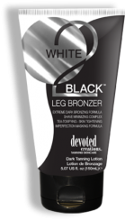 W2B: Leg Bronzer™ Tea-Toxifying, Skin Tightening, Imperfection Masking Formula Formulated with more accelerators, darker DHA and natural bronzers will allow you will go 3 shades darker – instantly! Added hair re-growth inhibitors keep stubble away while coffee bean extracts energize skin and mask imperfections. Amazing green and black tea detoxify and reduce red tones in the skin keeping your legs looking flawless.